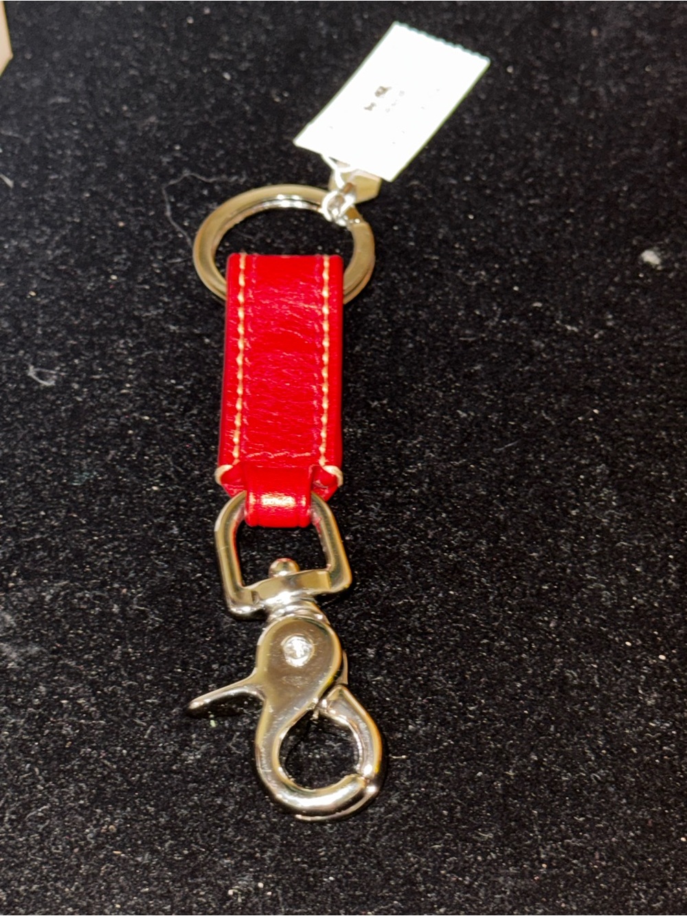 Coach Vintage Leather Trigger
Snap Valet Key Fob NWT - Picture 2 of 2